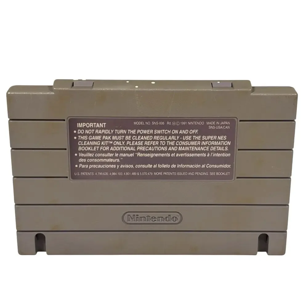 Super Nintendo SNES Desert Strike Return To Gulf Vintage Video Game TESTED